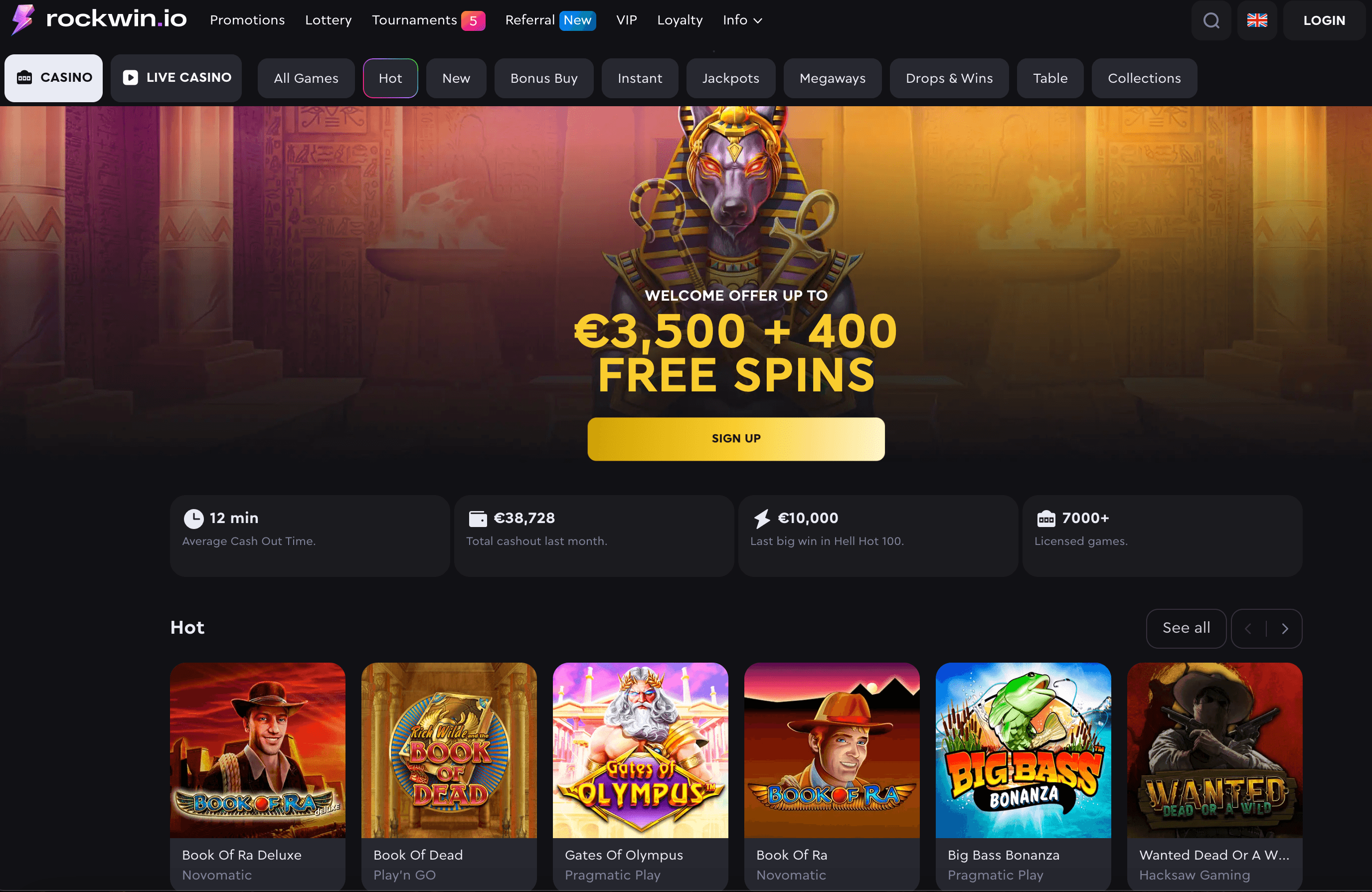 rockwin casino online