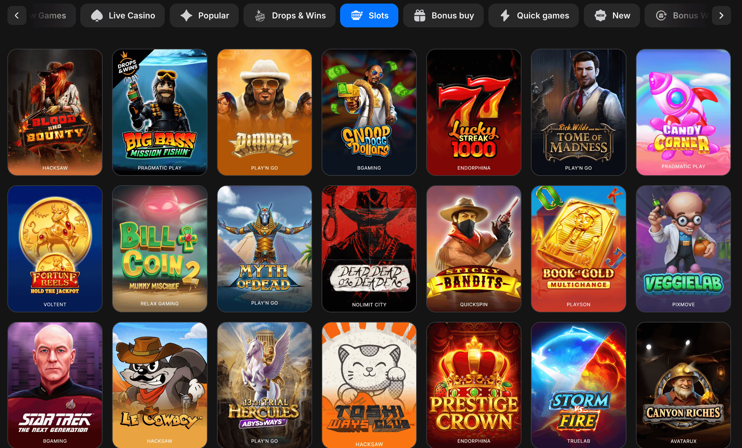 1win casino online slots