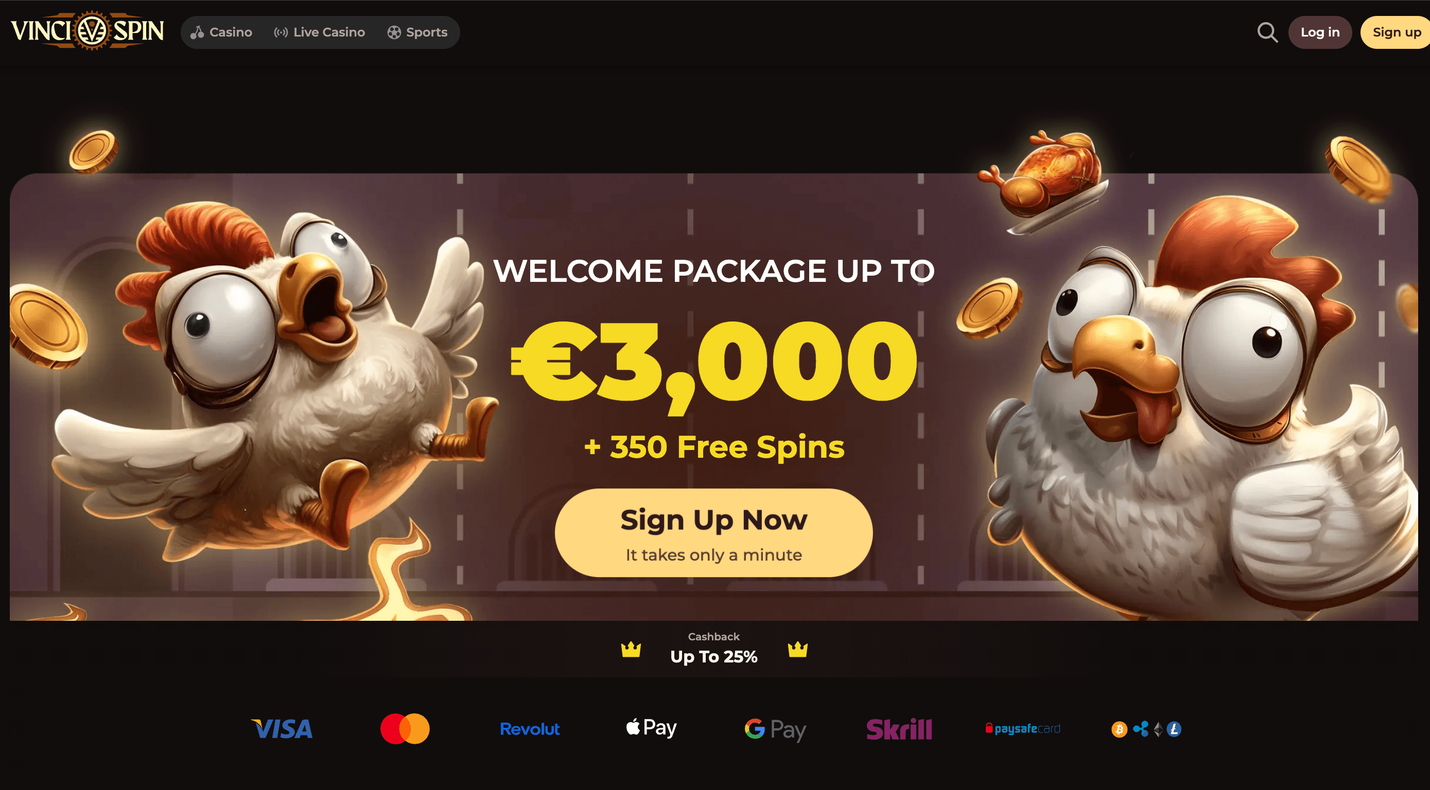 vincispin casino online